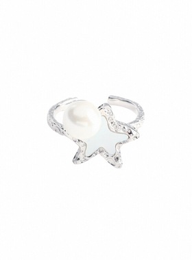 郭书瑶同款星星欧泊珍珠开口戒指