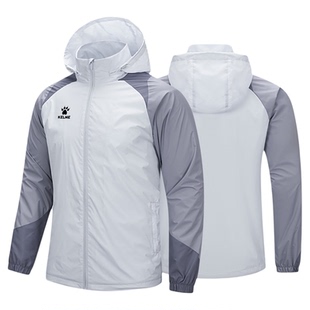 kelme卡尔美外套男冲锋学生青少年训练服外套防水防风衣风雨衣