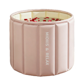 洗澡桶折叠大人家用泡澡桶加厚浴盆儿童成人全身沐浴浴桶带盖保温