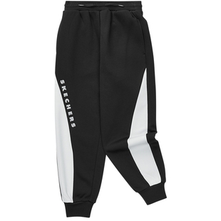 斯凯奇outlets童装男女童休闲裤秋冬加绒运动保暖针织束脚裤长裤