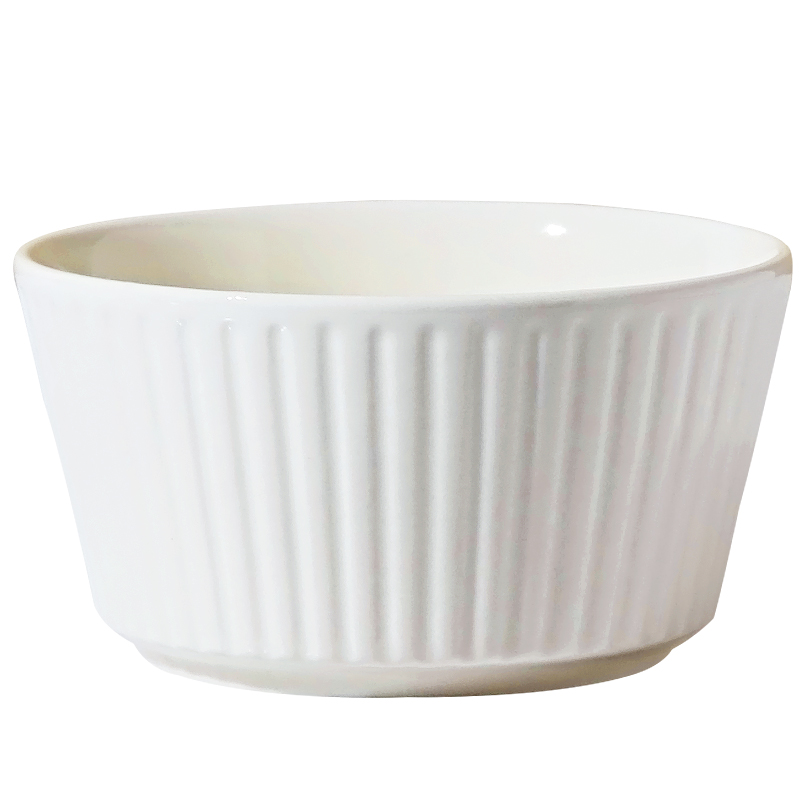 家用吃面碗2024新款大号4只装6英寸汤面碗高级感陶瓷餐具大碗套装