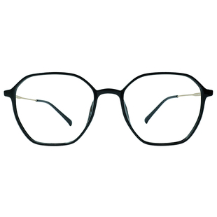 超轻钛架多边形镜框女小红书同款可配度数韩版显脸小素颜眼镜架男