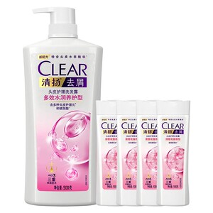 清扬水润去屑洗发水去屑止痒