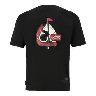 MOOSE KNUCKLES TRUDEL男士户外圆领印花短袖T恤