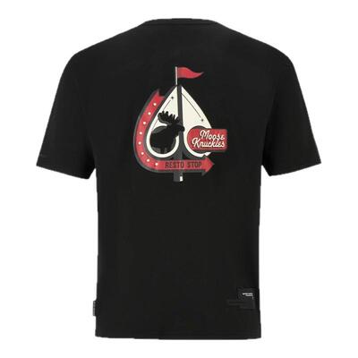 MOOSE KNUCKLES TRUDEL男士户外圆领印花短袖T恤