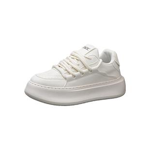 欧洲站男鞋2025冬季新款高级感运动小众潮牌休闲小白板鞋厚底潮鞋