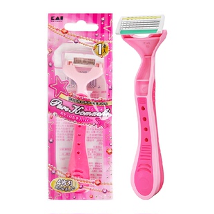 贝印日本进口刮毛刀芦荟保湿剃毛刀去毛刀安全无痛刮毛神器1把