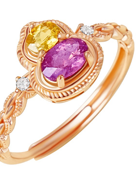 宫里上新天然正品碧玺戒指