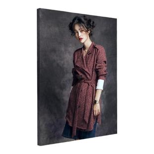 照片定制无框画打印艺术微喷油画布婚纱宝宝放大写真落地相框挂墙