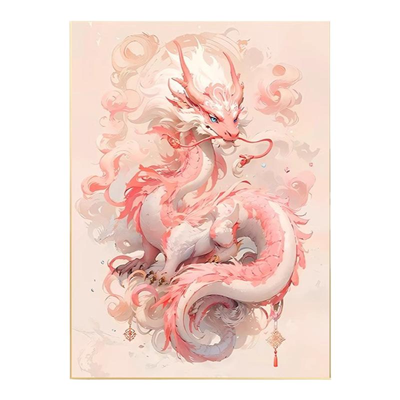 龙年大吉钻石画方钻满贴钻十字绣