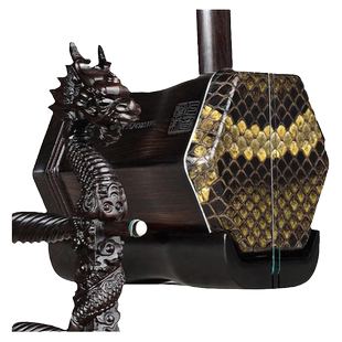 正音堂黑檀精品龙头二胡乐器大音量考级专业演奏胡琴厂家直销