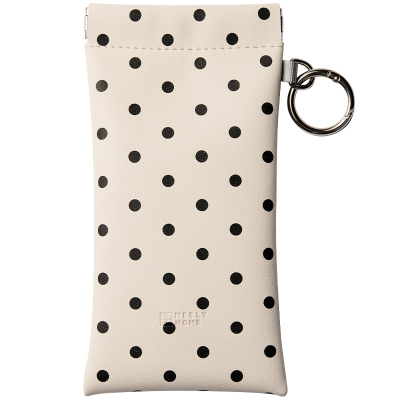 meelyhome弹片自动闭合眼镜袋