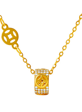 宫里上新纯银路路通吊坠旺财运