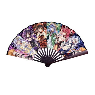 动漫折扇约会大作战狂三中野三玖杀戮的天使血小板周边二次元扇子