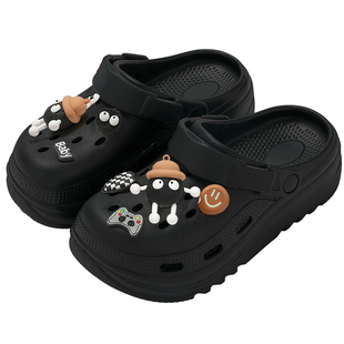 医用手术室洞洞鞋女款夏季外穿2026新款防滑防臭厚底EVA护士拖鞋