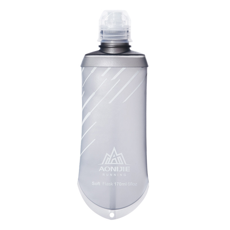 AONIJIE奥尼捷能量胶软水壶硅胶折叠水壶户外越野跑步水壶170ML
