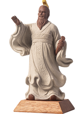 秦始皇摆件中式陶瓷雕像历史人物兵马俑纪念品家居办公室桌面摆设