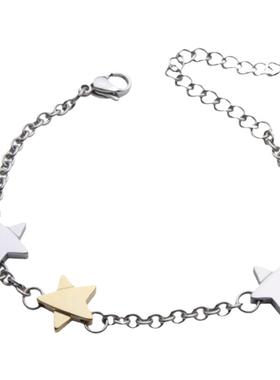 梦克拉钨金手链星星手链甜美百搭