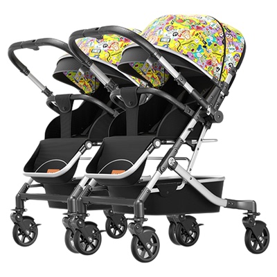 圣斯威尔双胞胎婴儿车可坐可躺