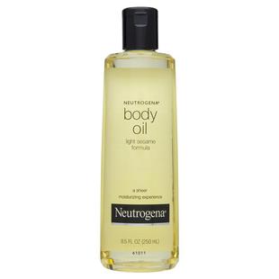现货澳洲Neutrogena Body Oil露得清芝麻身体油润肤油 250ml