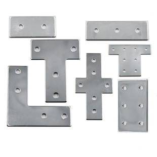 L型T型十字连接板203040404545铝型材外拐角片直角件加固定不锈钢