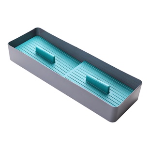 Linoroso橱柜盒子厨房内置抽屉分隔盒餐具筷子刀具厨具锅铲收纳盒