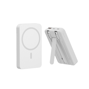 【充电宝新国标3C认证】2025新款磁吸自带线支架充电宝无线快充1万毫安大容量适用安卓华为苹果17磁吸充电宝