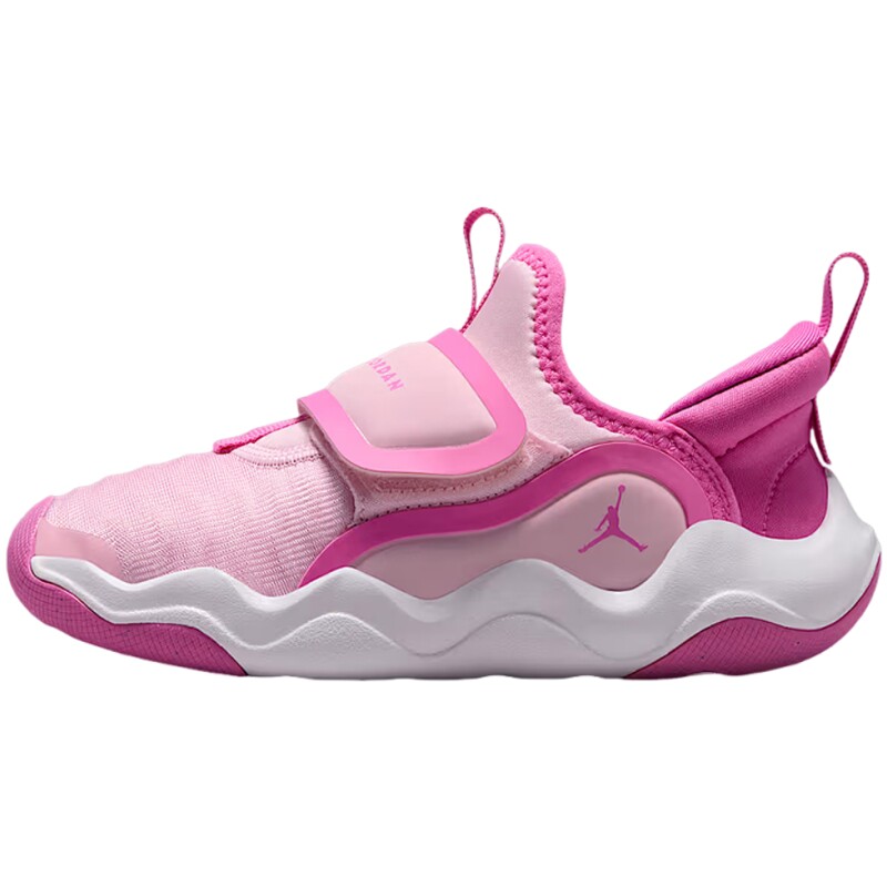 NIKE耐克小童JORDAN低帮舒适百搭魔术贴运动训练篮球鞋HF3415-603