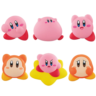 正版现货万代日本星之卡比周边小夹子扭蛋可爱桌面装饰公仔便签夹