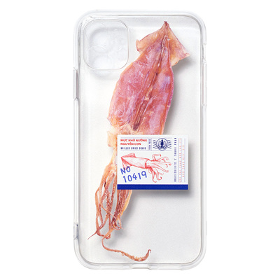 鱿鱼写实风适用苹果安卓TPU软壳