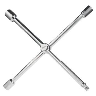 胜达十字型扳手汽车轮胎扳手十字夹换轮胎加长工具套筒外六角扳手