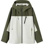 森马三防外套男户外拼色防风夹克登山露营徒步秋装宽松连帽上衣潮