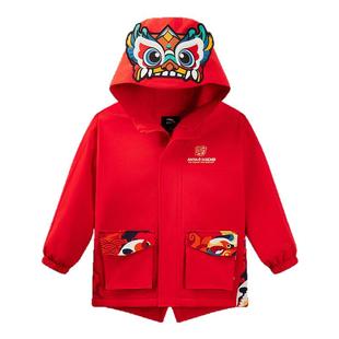 【清仓价】醒狮系列安踏儿童男童摇粒绒运动上衣款保暖厚外套