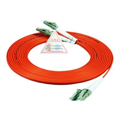 飞秒双芯LC-LC 3\5\10\13\15\20\25\30\35米多模62.5光跳线跳纤尾纤光纤连接器双小方头MM双工双模PATCHCORD