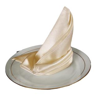 口布酒店专用餐巾布折花围脖子擦杯子高级感西餐红色白色饭店餐厅