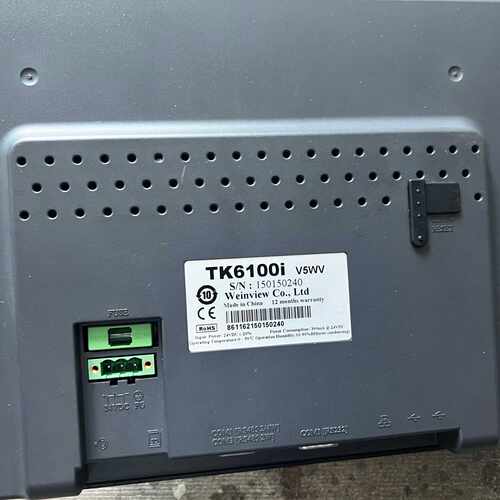 【询价】威纶TK6100i，V5WV适用