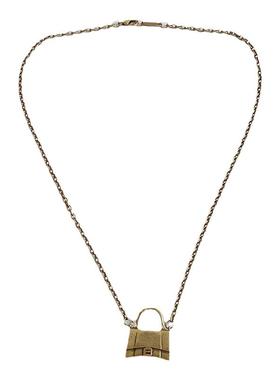 复古金B家字母包包项链书包耳环