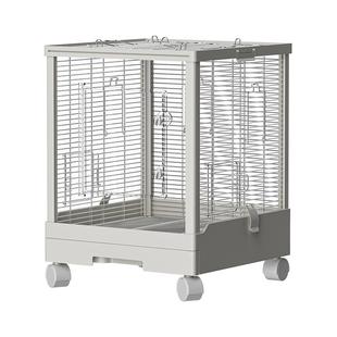 威毕鸟笼不锈钢横丝双层鹦鹉笼子大号玄凤虎皮小太阳专用豪华别墅