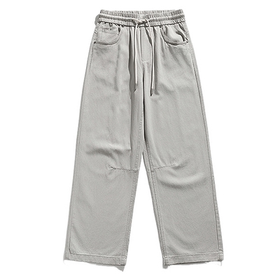 长裤莱塞尔天丝美式休闲裤直筒