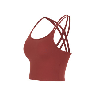 Aria Leisure 运动背心女细肩带交叉美背外穿健身背心瑜伽服上衣