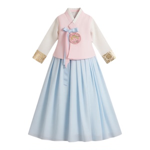 女童朝鲜族韩服宫廷舞蹈演出服