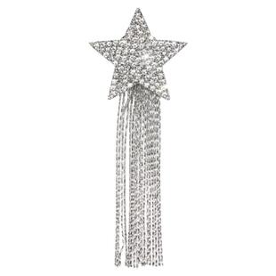 星星流苏胸针高档女满钻五角星别针百搭个性西服外套毛衣配饰品