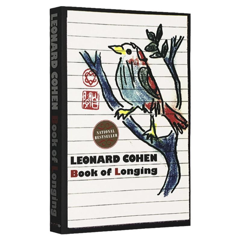 Book of Longing 预定的向往 渴望之书 英文原版诗歌集 与鲍勃迪伦并称的诗人莱昂纳德科恩 英文文学 英文版进口英语书籍
