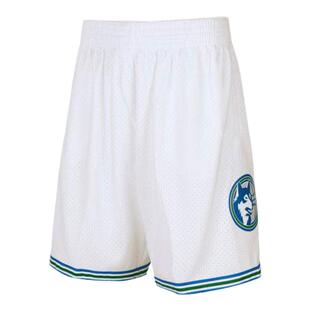 MN森林狼队95-96赛季主场球裤美式经典球迷版正品运动短裤男NBA