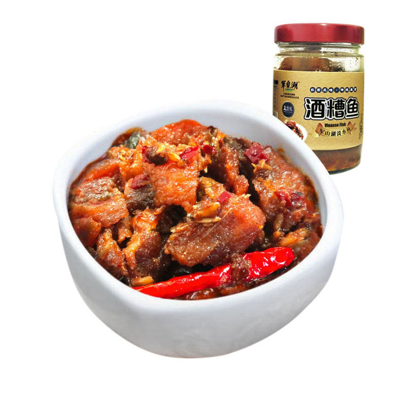 即食豆豉味罐装江西特产酒糟鱼