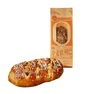 老鼎丰全麦大列巴330g俄罗斯烘焙大列巴麦子面包坚果糕点营养早餐