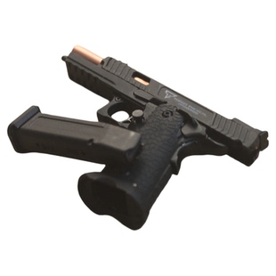 合金帝国疾速追杀4 TTI PIT VIPER 蝮蛇1:3手动抛壳版手枪钥匙扣