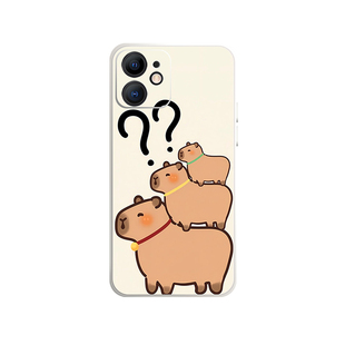 苹果手机壳卡拉皮丘iphone16promax适用15卡通14mini新款13/12呆萌xr可爱x周边7plus液态硅胶8p防摔7卡皮巴拉