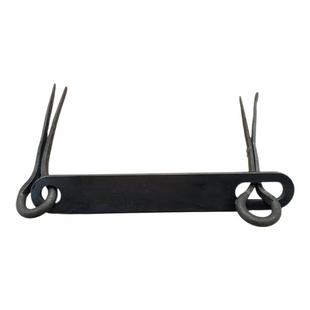 中式门锁扣四合院大门铁搭扣复古庭院门铸铁插销老式双开门铁扣锁