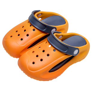 儿童凉鞋男童夏季男孩中大童户外运动女童洞洞鞋海边沙滩鞋可下水
